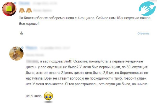 Клостилбегит отзывы с форума